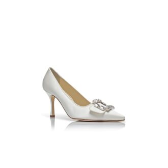mayjoupump pumps aus cremefarbenem satin mit kristallschnalle 1 330x330 - MAYJOUPUMP Pumps aus cremefarbenem Satin mit Kristallschnalle